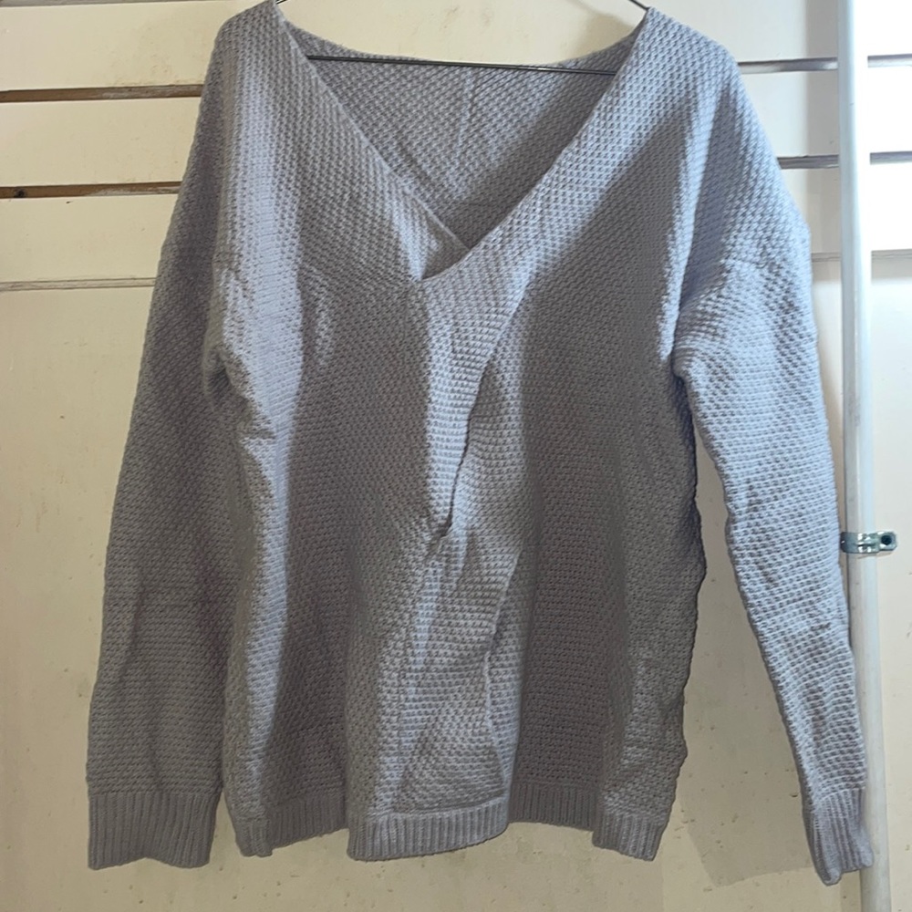Womens Gray Sweater New Without Tag
